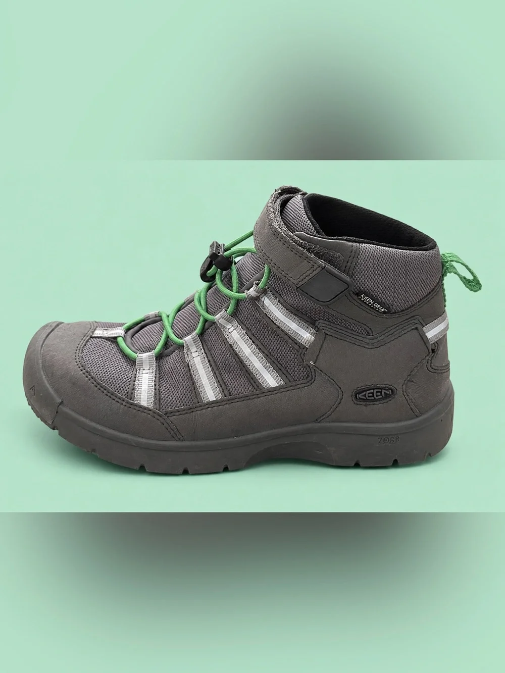 KIDS KEEN Waterproof Gray Hiking Boots - SIZE 4